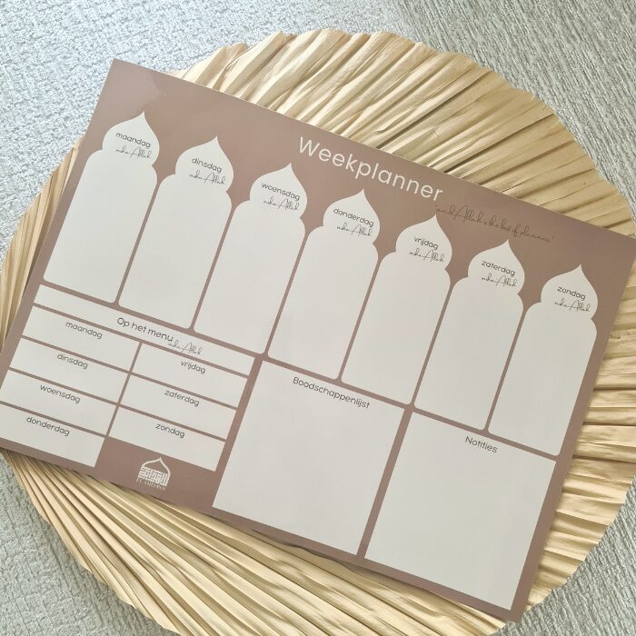 Weekplanner Whiteboard magneet