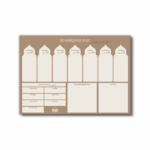 Weekplanner Whiteboard magneet