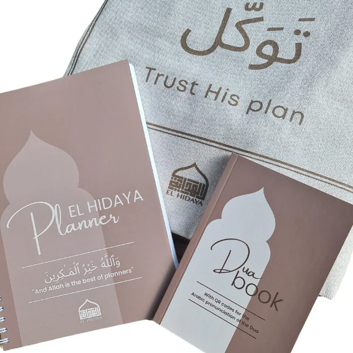 Voordeelbundel Tote bag, EL HIDAYA Planner en Dua book