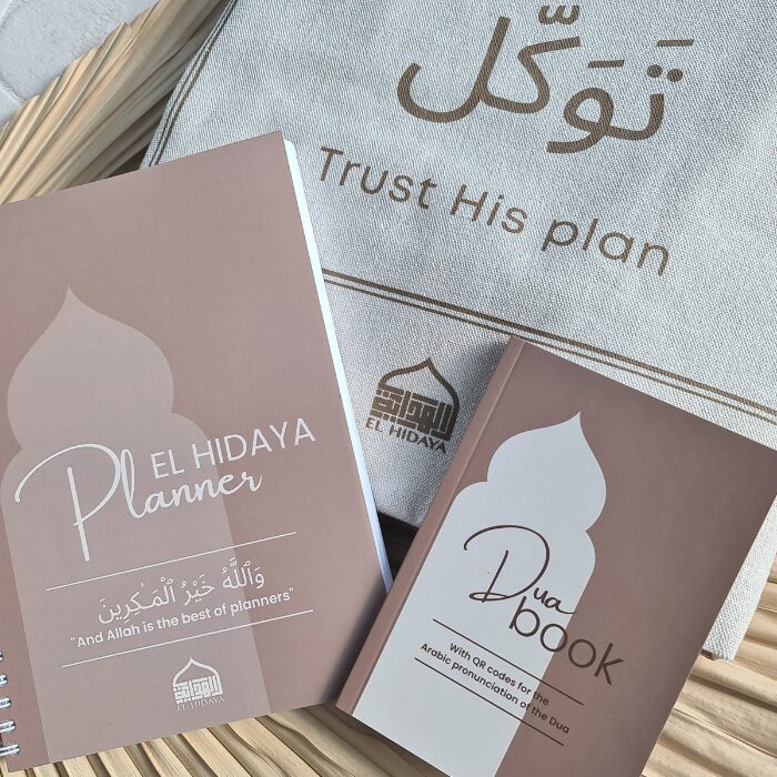 Voordeelbundel Tote bag, EL HIDAYA Planner en Dua book