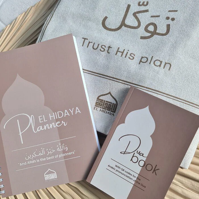 Voordeelbundel Tote bag, EL HIDAYA Planner en Dua book