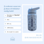 Drinkbeker Bismillah blauw
