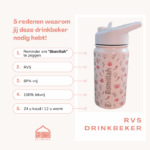 Drinkbeker Bismillah roze